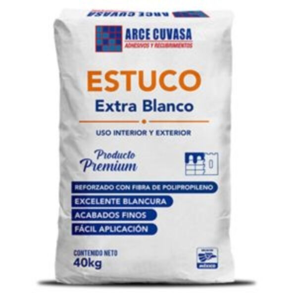 Eco Estuco extra blanco 40 kg